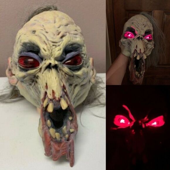 2003 Don Post Studios Zombie Halloween Mask - Picture 1 of 8